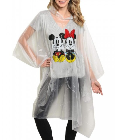 Rain Poncho Hoodie Print Unisex (Adult) (Mickey & Minnie Mouse) $10.34 Coats