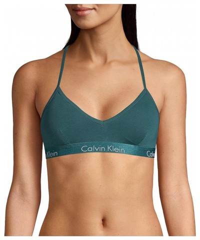 Women's Motive Cotton Lightly Lined Bralette Atlantic Deep $17.46 Lingerie