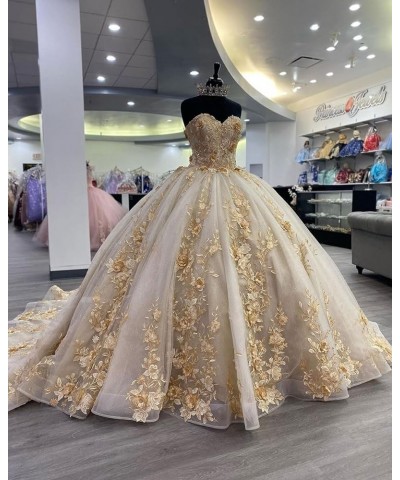 Strapless Quinceanera Dresses Ball Gown Puffy Sweet 16 Dresses for Teens Sweetheart Pegeant Gowns for Women CXL087 Voilet $69...