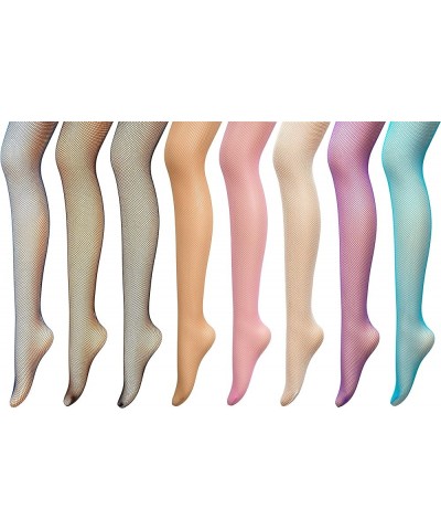 Nude Rhinestone Fishnet Tights Nylon Stockings Pattern Tights Pantyhose Plus Size For Women 8p $10.08 Socks