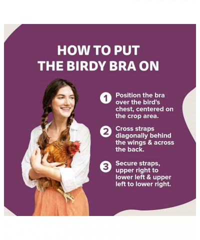 Standard Chicken Tie-on Crop Bra, Purple Large Chickens Tie-on Purple $16.47 Lingerie