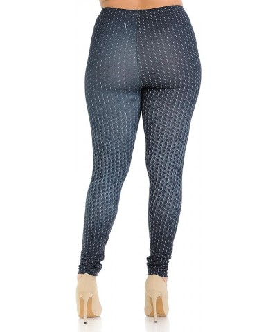 Creamy Soft Leggings - Premium Women's Plus Size Leggings & Designs - by USA Fashion™ Textured Dots $17.89 Leggings