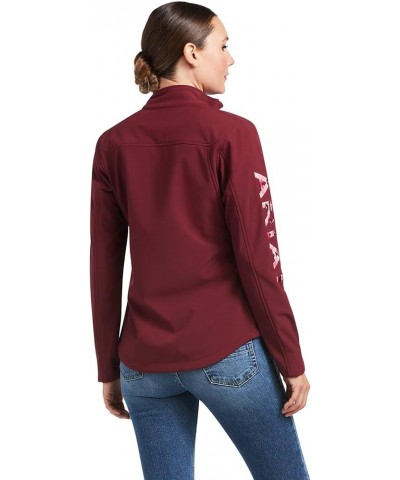 Women's New Team Softshell Jacket Zinfandel/Carmen Geo $37.18 Jackets