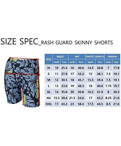 Women UPF 50+ Skinny Beach Board Shorts Swimsuit Hot Pants Bathing Swim Rash Guard Bottom (YSP) Brown With Green $11.88 Swims...