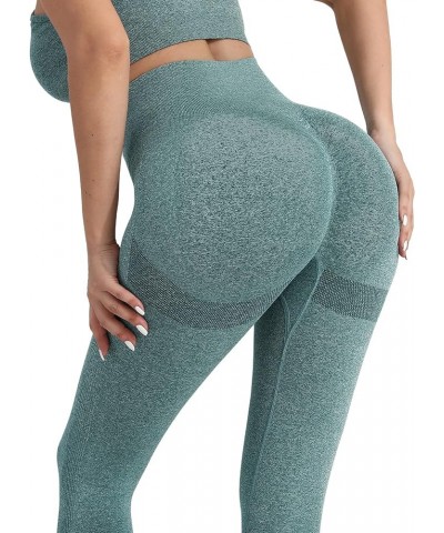 3 Piece Workout Leggings Sets for Women, Gym Scrunch Butt Butt Lifting Seamless Leggings 3 Packs - Black/Gray/Forestgreen $23...