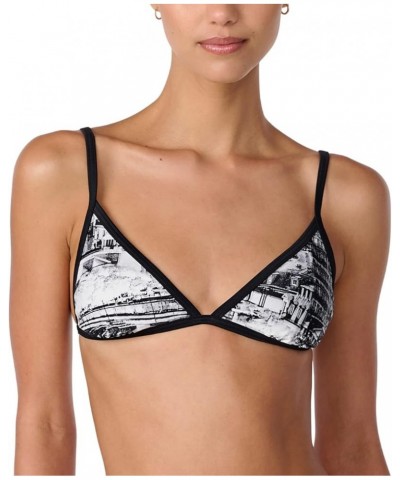 Women's Standard Swim Bikini Top Multi Soft White $24.76 Swimsuits