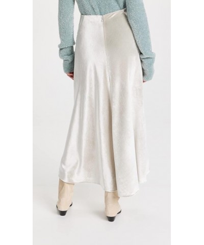 Women's Purl Edge Panelled Slip Skirt Silver $36.55 Skirts