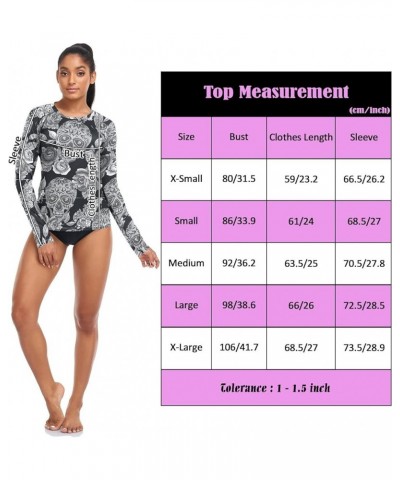 Women's Rash Guard Shirts Long Sleeve Swim Shirt for Women UV Sun Protection Quick Dry Swimsuit Bathing Suit for Workout Mult...