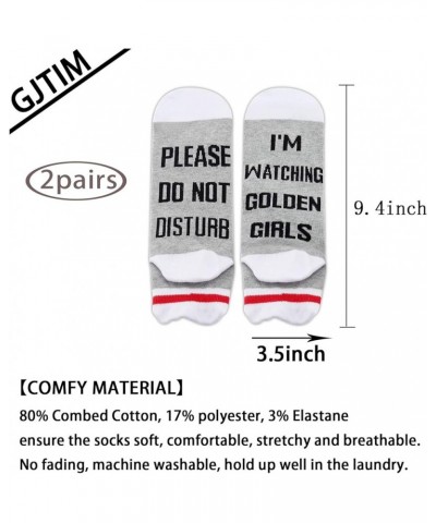 Funny Golden TV Show Inspired Socks Novelty Birthday Gift For Women Lady G Ankle $10.19 Activewear