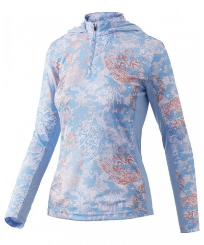 Women's Icon X Hoodie |UPF 50+ Long-Sleeve Fishing Shirt Tide Change - Horizon $22.35 Activewear