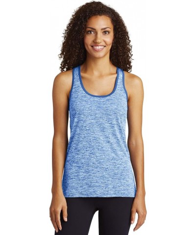 SPORT-TEK Ladies Electric Heather Racerback Tank F20 True Royal Electric/ True Royal $9.45 Activewear