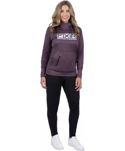 Womens Podium Tech Pullover Hoodie Zippered Pockets Muted Grape/Dusty Lilac Muted Grape $34.95 Jackets