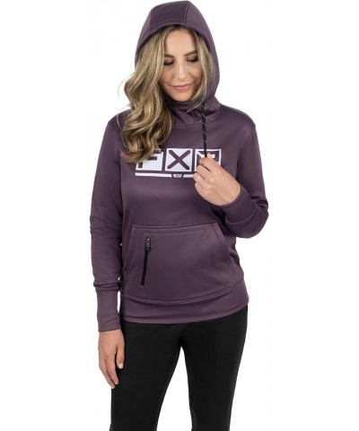 Womens Podium Tech Pullover Hoodie Zippered Pockets Muted Grape/Dusty Lilac Muted Grape $34.95 Jackets