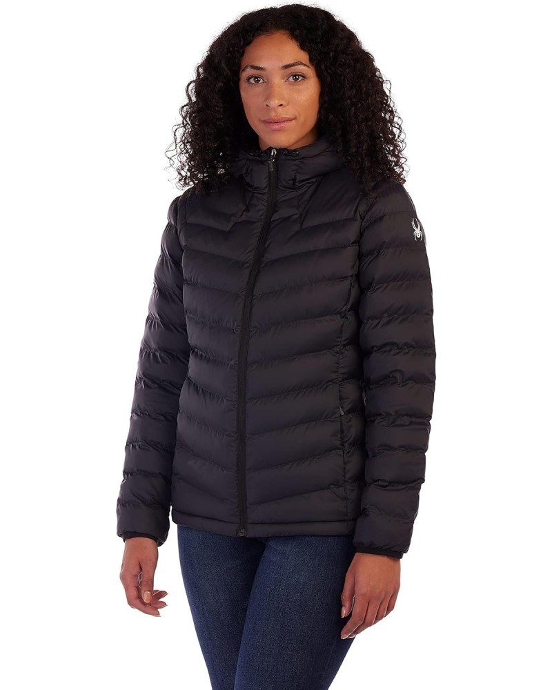 Women's Peak Hoodie Insulator Jacket, Black, Large $83.43 Jackets