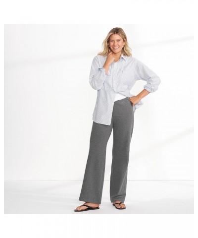 Women's Starfish High Rise Wide Leg Pants Charcoal Heather $30.53 Pants