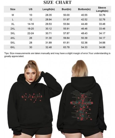 Womens Graphic Hoodies Pullover Fleece Oversized Sweatshirt Plus Size Hoodie Sweashirts Comfy Fall Fashion (M-6XL) Blessing B...