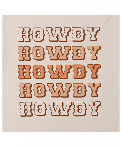 Howdy Cowgirl Shirt Women Western Southern Retro Shirt Cute Country Music Graphic Tees Summer Colorful Shirt Beige $13.19 T-S...