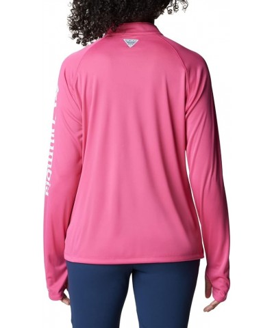 Women's Tidal Tee 1/4 Zip Ultra Pink/White Logo Large $18.27 Others