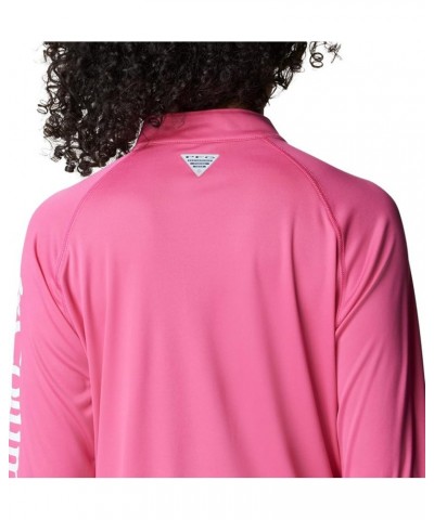 Women's Tidal Tee 1/4 Zip Ultra Pink/White Logo Large $18.27 Others