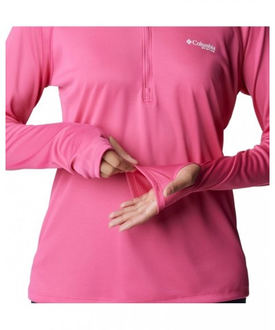 Women's Tidal Tee 1/4 Zip Ultra Pink/White Logo Large $18.27 Others