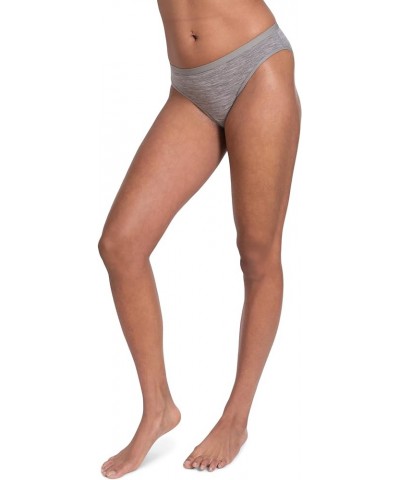 Super Soft Comfy No Odor Merino Wool Bikini Brief Mid-Rise Grey $17.81 Lingerie