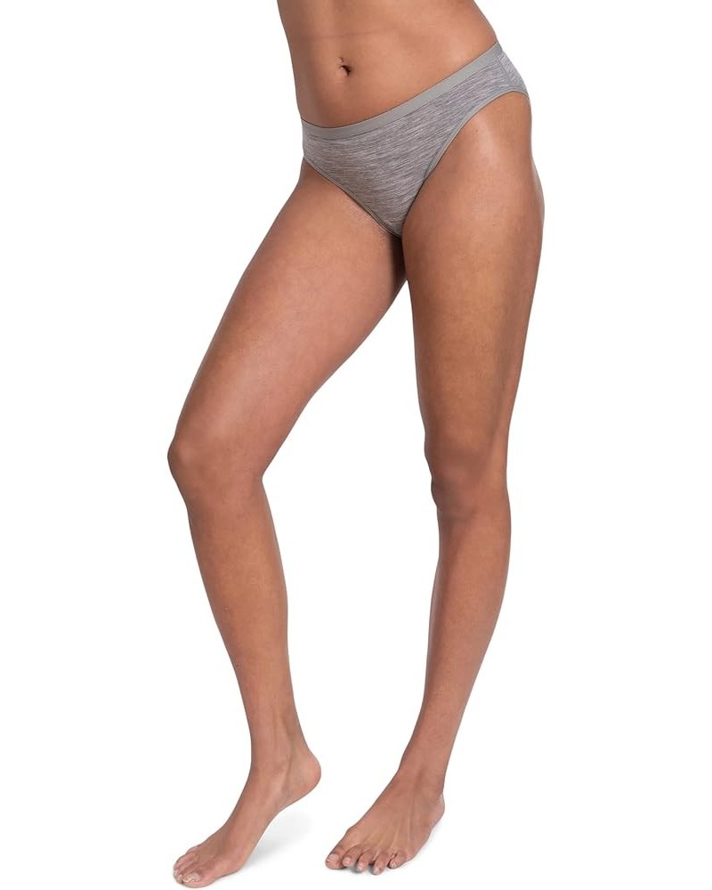 Super Soft Comfy No Odor Merino Wool Bikini Brief Mid-Rise Grey $17.81 Lingerie