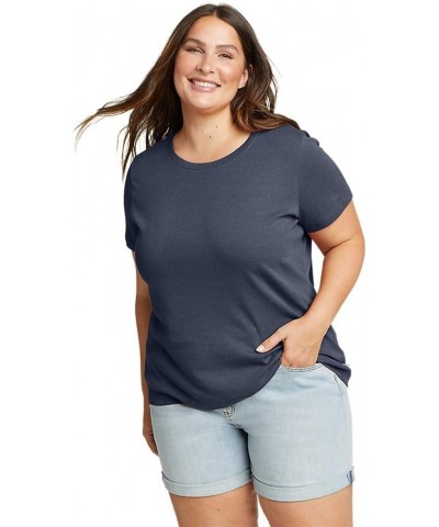 Women's Favorite Short-Sleeve Crewneck T-Shirt Plus Htr Indigo $12.96 T-Shirts