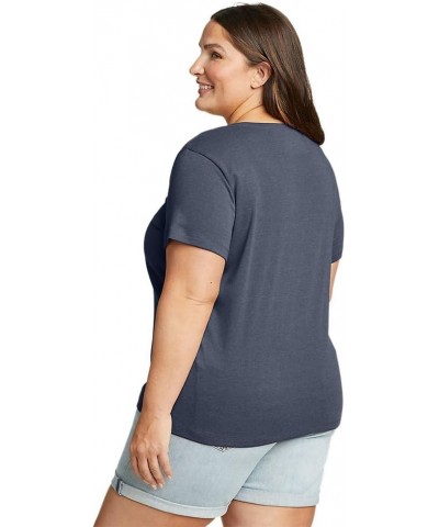 Women's Favorite Short-Sleeve Crewneck T-Shirt Plus Htr Indigo $12.96 T-Shirts