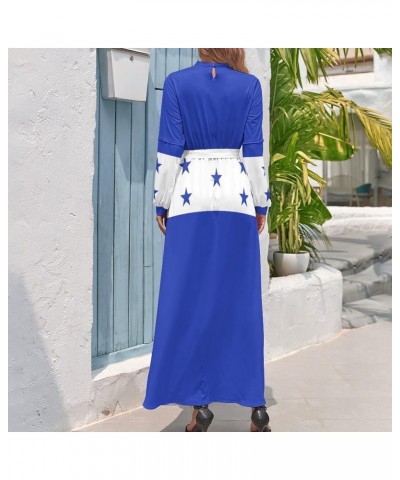 Long Dress Philippines Flag Women's Summer Casual Loose Dress Long Dress Short Sleeve for Girls Fashion Skirts XL Large Style...