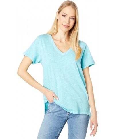 Women's Classic V-Neck Tee Porcelain $15.35 T-Shirts