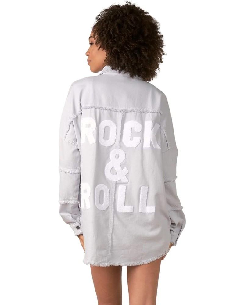 Rock & Roll Devan Shacket Jacket for Womens tops - Versatile Oversized Long Sleeve Utility-Style Womens Shacket, Excellent St...