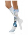 Funky Dress Socks, Long Funny Socks, Everyday Socks Women Soft Fun Pattern Blue White _17 $10.17 Activewear