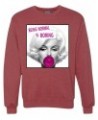 Marilyn Monroe Being Normal is Boring Famous People Unisex Crewneck Graphic Sweatshirt Vintage Heather Red $15.05 Activewear