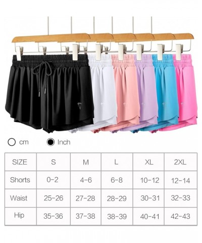 Flowy Athletic Shorts for Women Gym Yoga Workout Running Skort Spandex Tennis Skirts Cute Clothes Summer Water Pink $12.74 Ac...