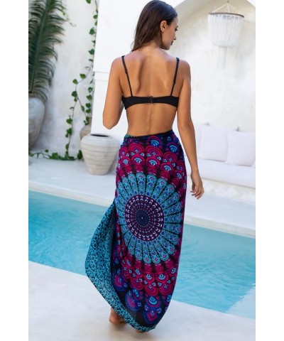 Womens Sarong Beach Swimsuit Bikini Cover up Wrap Peacock & Clip White Tosca $10.73 Swimsuits