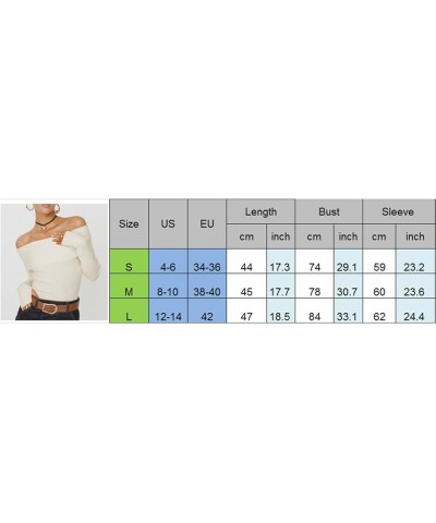 Women Off Shoulder Ribbed Sweater Long Sleeve Knitted Tube Top Pullover Y2k Fairy Grunge Jumper Top Cute Knitwear Ribbed Grey...