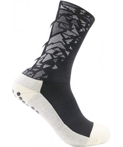 Anti Slip Ankle Socks 2/4/8pair Sports Non-Slip Football Grip Socks 2 X Black White $8.09 Socks