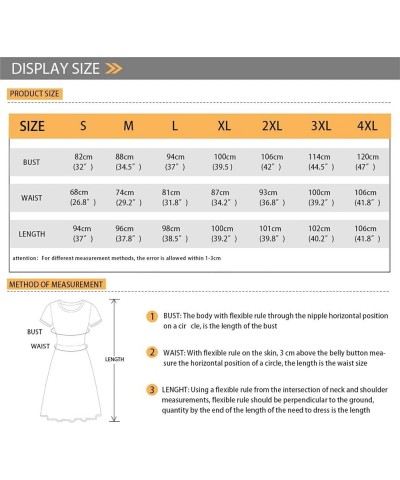 Women's Dresses Midi Dresses Short Sleeve Puffy Dress for Party Shopping Casual A-line Sundress St Patricks Day Daisy Butterf...