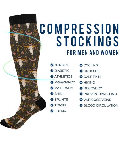 Alcohol Drinks Compression Socks for Women and Men Circulation Cocktail Long Socks for Athletic Running 1 2 Multi 15 $10.19 A...