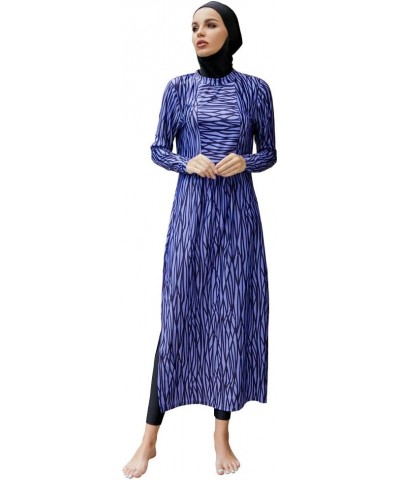 Muslim Swimsuits for Women Long Sleeve Modest Swimwear Islamic Arabic Costume Hijab Burkini Full Cover Floral Bathing Suit De...