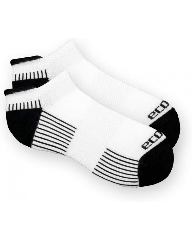 Viscose From Bamboo Women's Running & Sport Tab Socks Black / White $8.88 Activewear