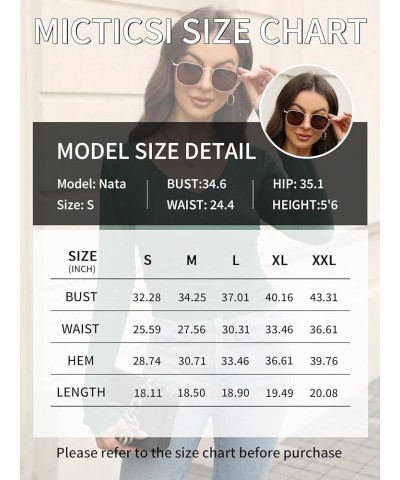 Micticsi Womens V Neck Long Sleeve Crop Top Slim Fitted Cropped T Shirts Going Out Ruched Tops Green $13.56 T-Shirts