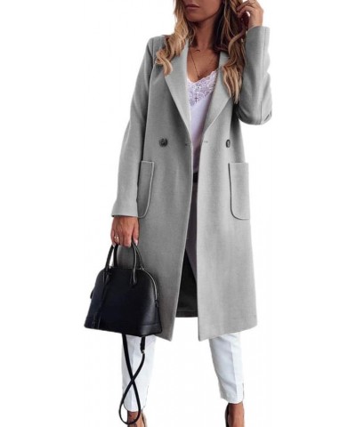 Coat Women's Lapel Collar Button Pocket Long Coat Warm Coat Coat Plus Size Women's Coat Women's Coat (Color : Black, Size : L...