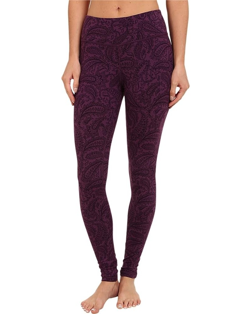 Women's Nadia Paisley Leggings Deep Purple $30.21 Leggings