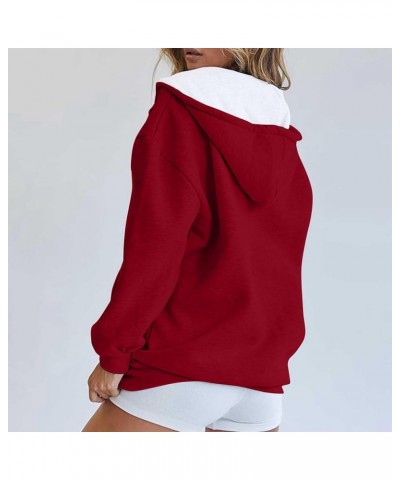 Zip Up Hoodies For Women,Women's Casual Fall Foral Printed Long Sleeve Pullover Hoodies Zipper Sweatshirts Coat 4-wine $13.13...