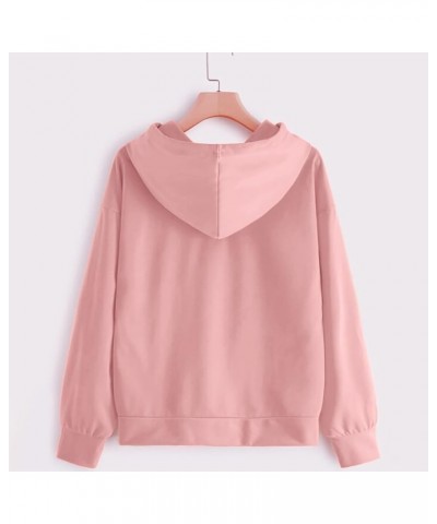 Oversized Sweatshirt for Women Long Sleeve Cute Heart Graphic Hooded Pullover Fashion Lightweight Hoodies 03-pink $6.46 Hoodi...