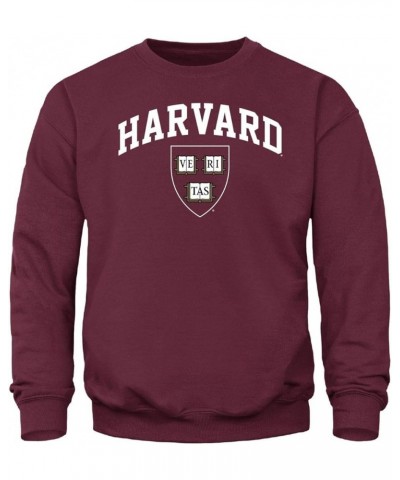 Spirit Logo, Adult Unisex, Crewneck Sweatshirt for College Harvard Crimson - Crimson $21.10 Sweatshirts