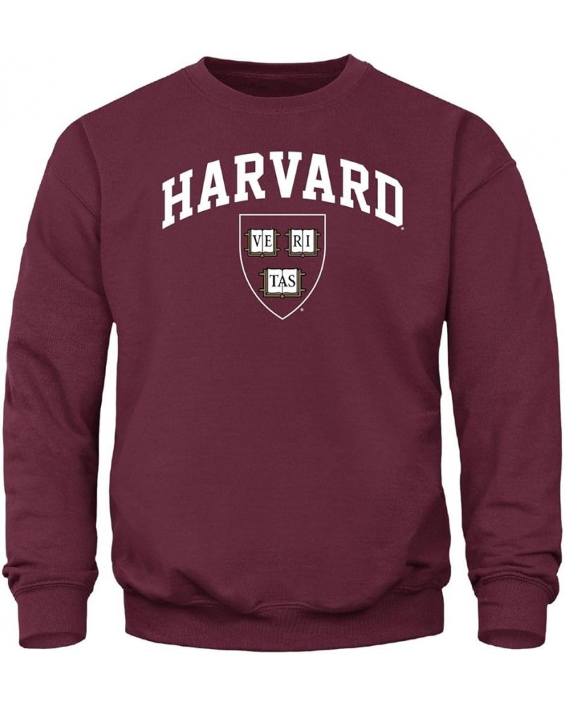 Spirit Logo, Adult Unisex, Crewneck Sweatshirt for College Harvard Crimson - Crimson $21.10 Sweatshirts