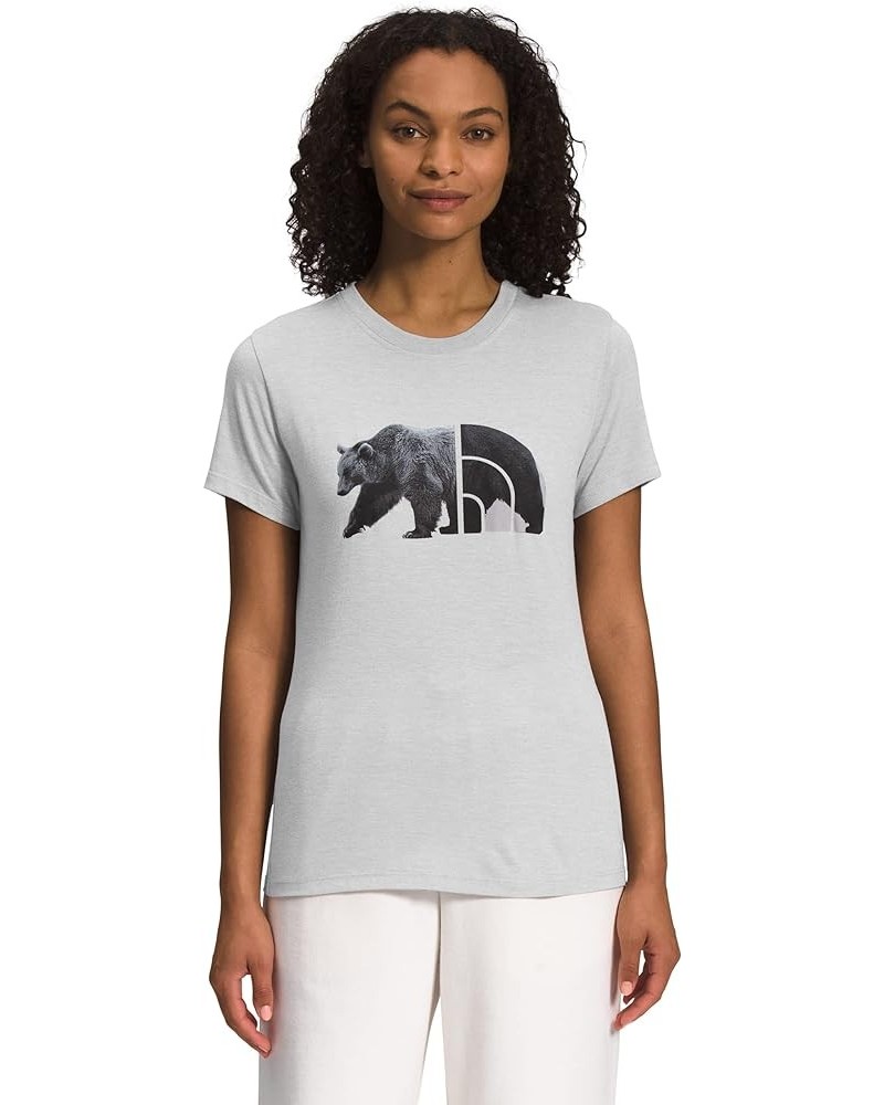 Women's Short Sleeve TNF Bear Tee Tnf Light Grey Heather $17.08 Activewear