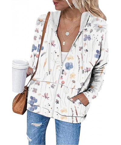 Zip Up Jacket Women,Trendy Printed Hoodies For Women Women'S Casual Fashion Printed Long Sleeve Pullover Hoodies Zipper 2-lig...